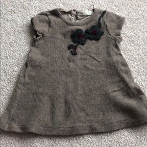 Zara 4T wool dress NBW